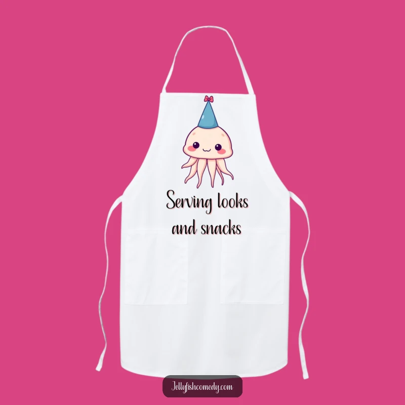 Funny Jellyfish Party Hat Apron: Cook Up Some Laughter