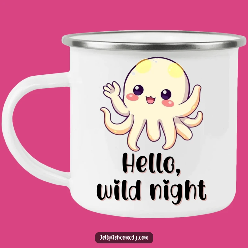Adventure Funny Floating Creature Tentacles Camping Mug, Outdoor Gift