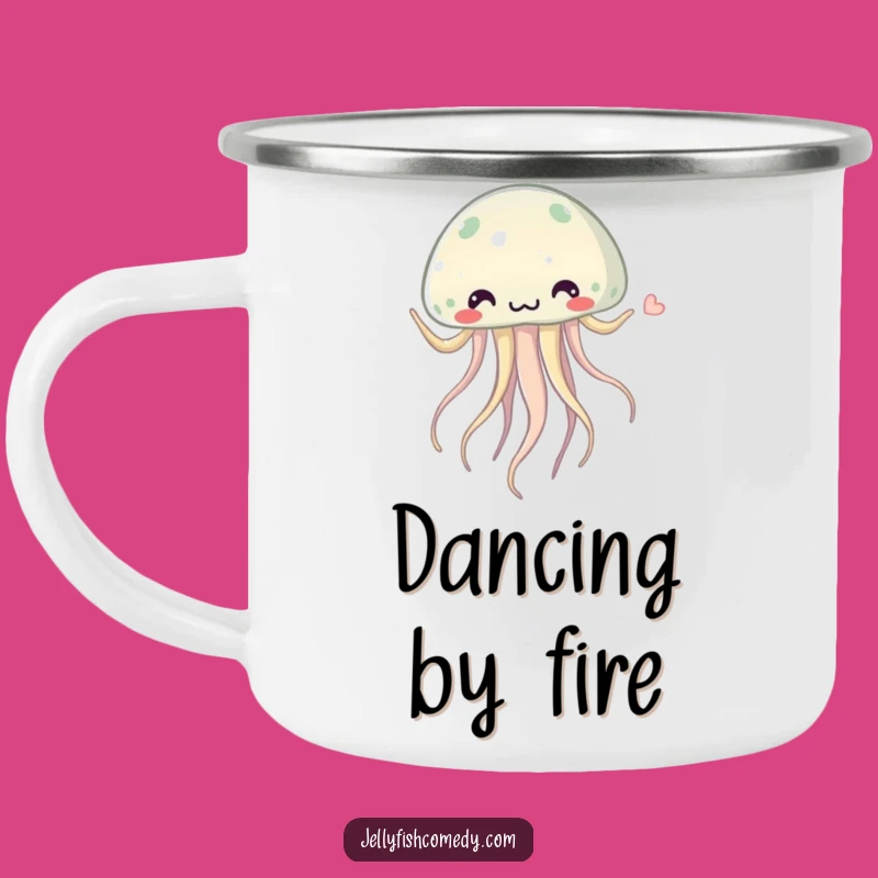 Funny Jellyfish Dance Camping Mug: Durable and Silly Tentacle Drinkware