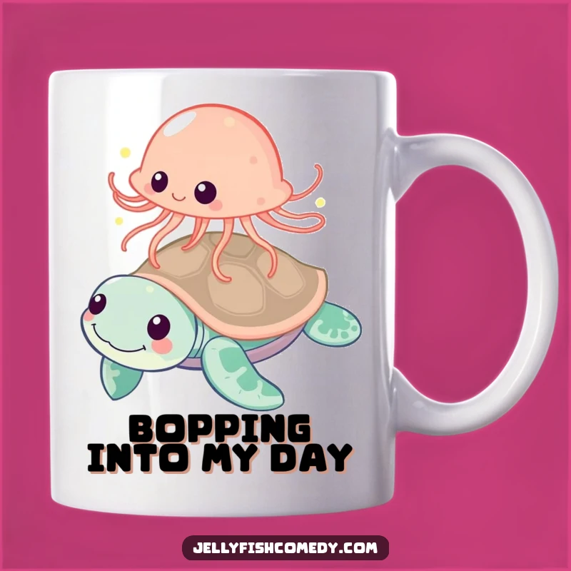 Funny Playful Jellyfish Mug: A Hilarious Gift for Friends Who Love Fun!
