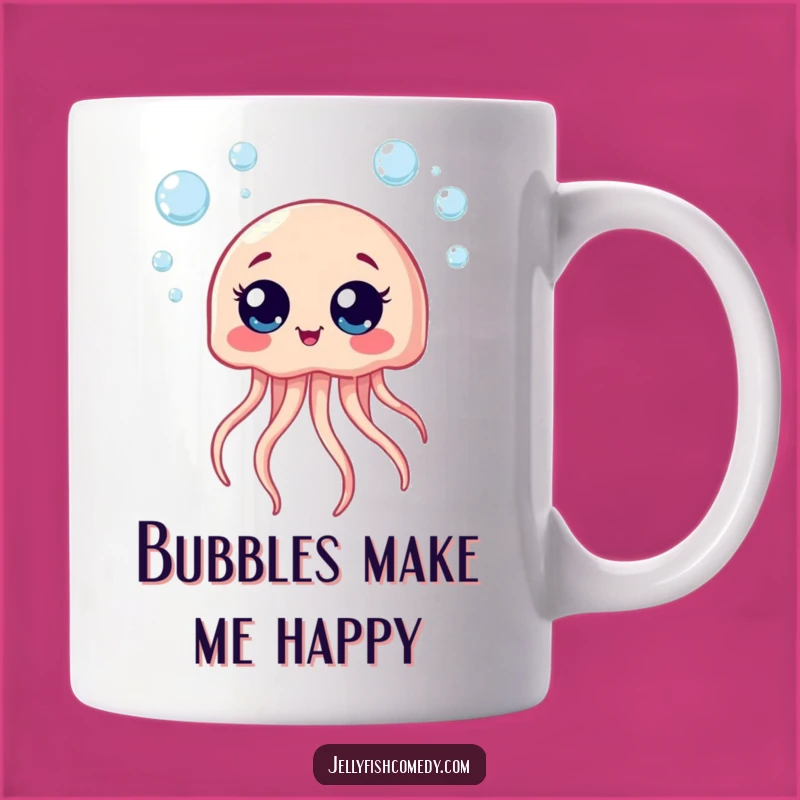 Funny Giggle Jellyfish Mug - Joyful Bubbles For Your Morning Brew