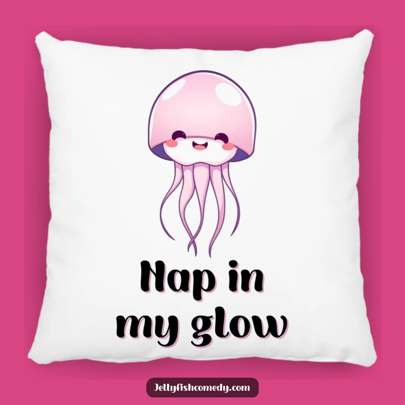 Funny Happy Jellyfish Pillow: Add a Touch of Oceanic Bliss
