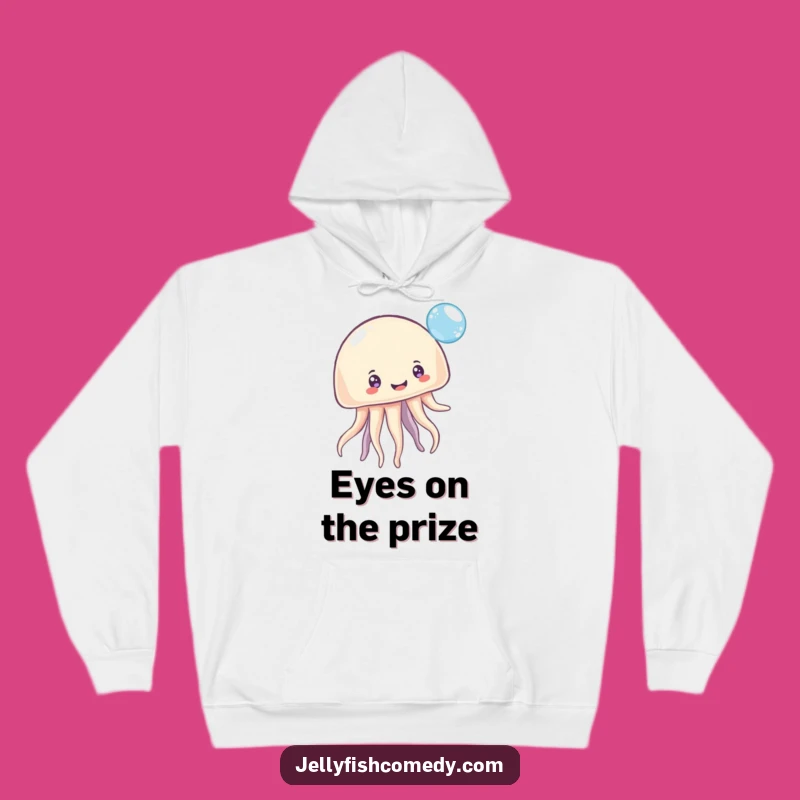 Cozy Funny Jellyfish Hoodie: Playful Bubble Bounce Warmth & Humor