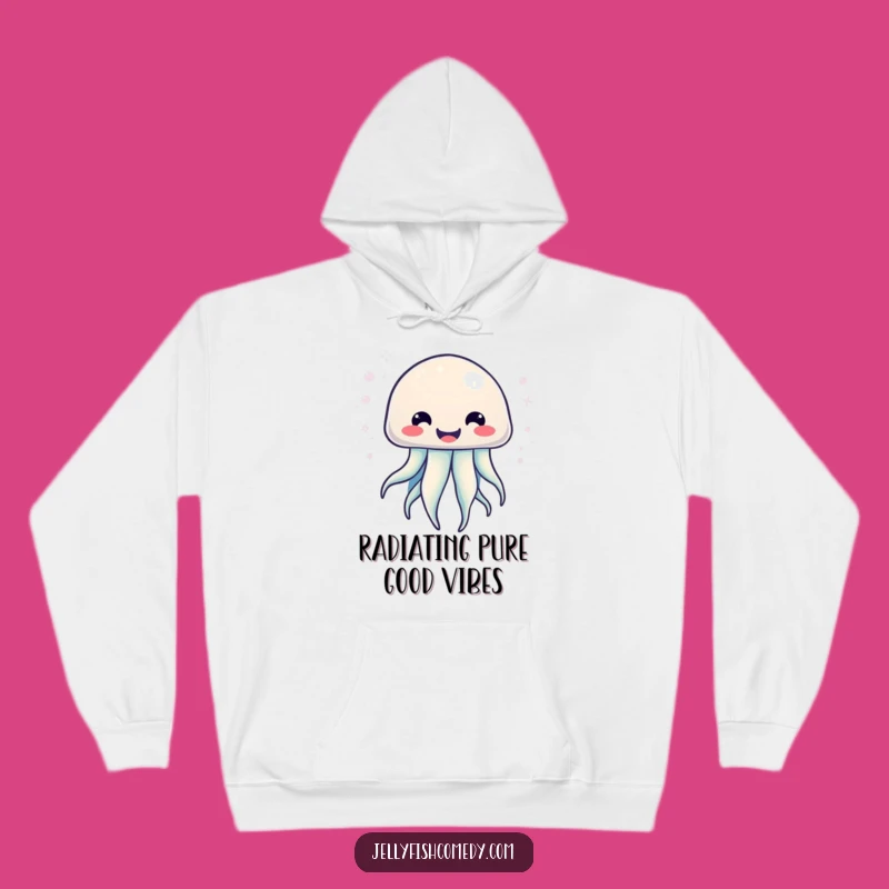 Cozy Funny Kawaii Jellyfish Hoodie: Embrace the Bubbly Vibe