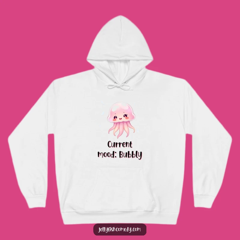 Funny Jellyfish Bubble Hoodie: Stay Cozy with This Hilarious Undersea Adventure!