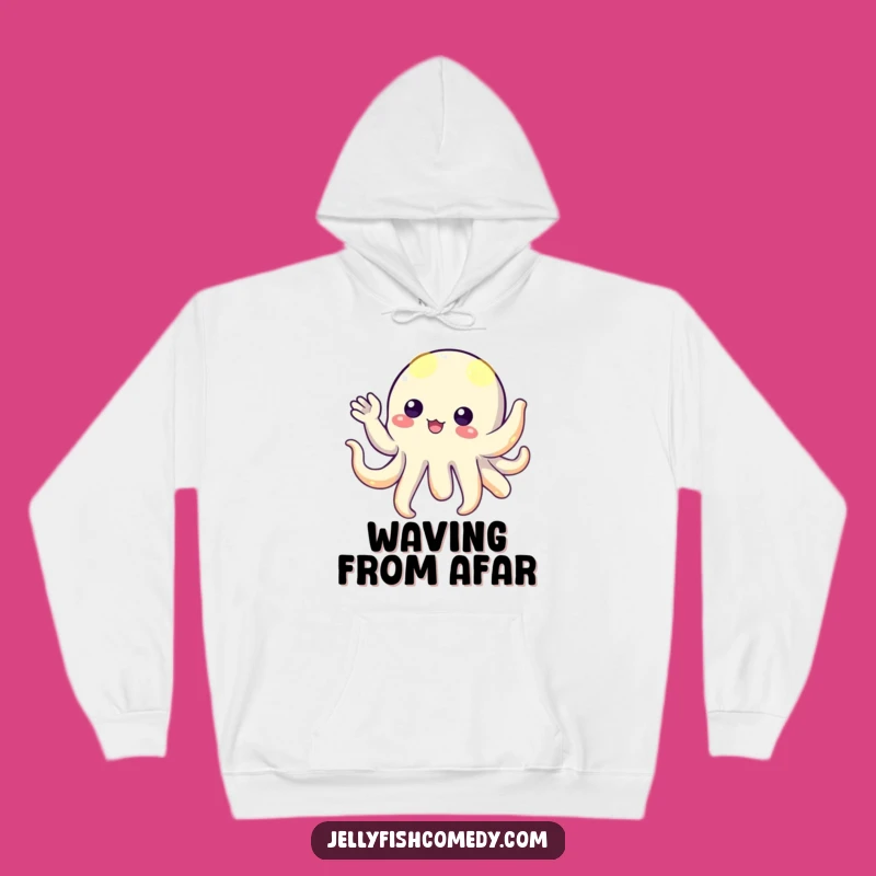 Cozy Funny Floating Creature Tentacles Hoodie, Warm Gift