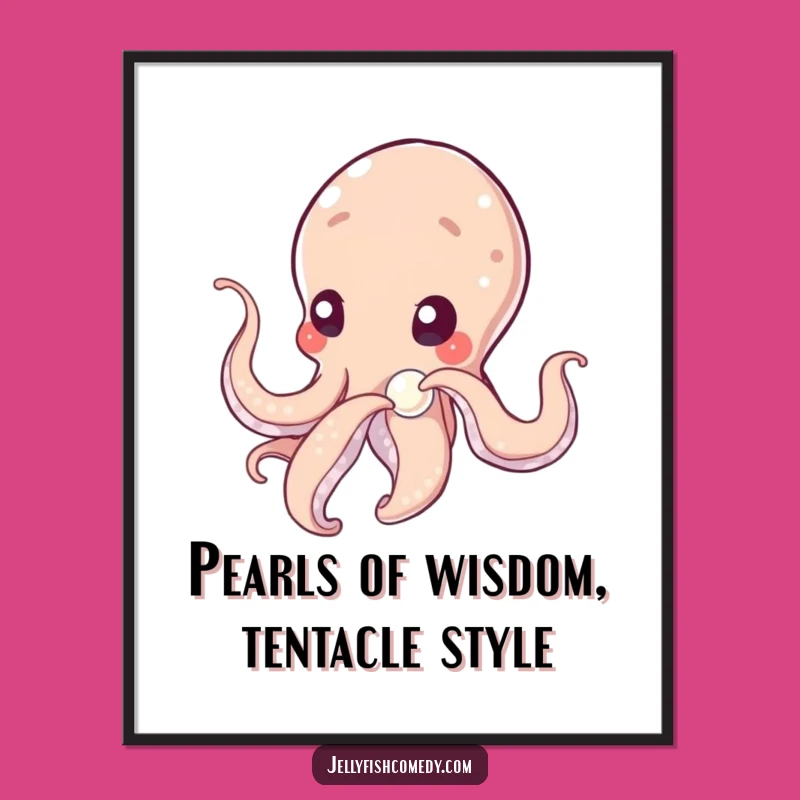 Funny Free Printable Wall Art: Curious Alien & Pearl, Intriguing Downloadable Decor for Your Home