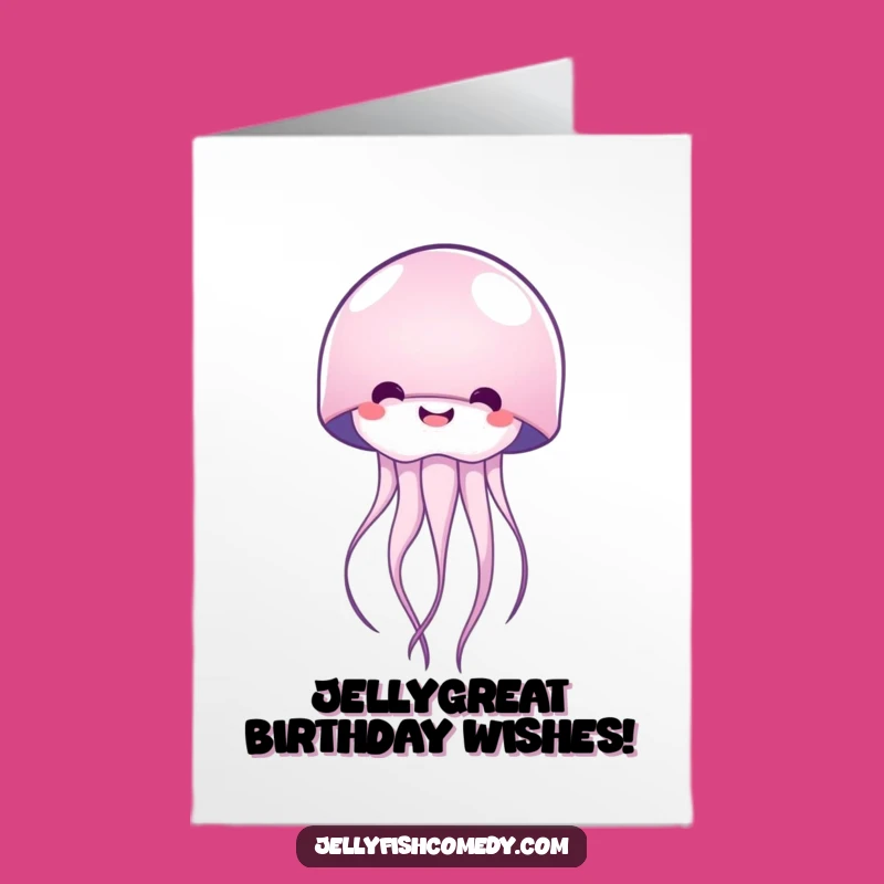 Free Printable Happy Birthday Jellyfish Card: Radiate Joy with This Funny Downloadable Gift