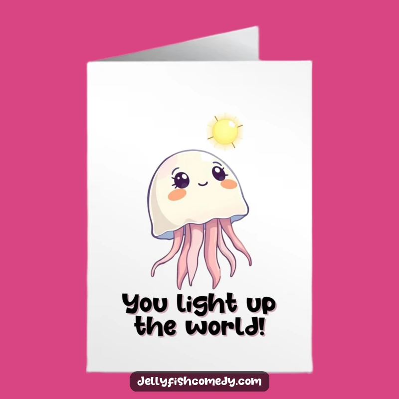 Free Printable Jellyfish Congrats Card - Wonder Light