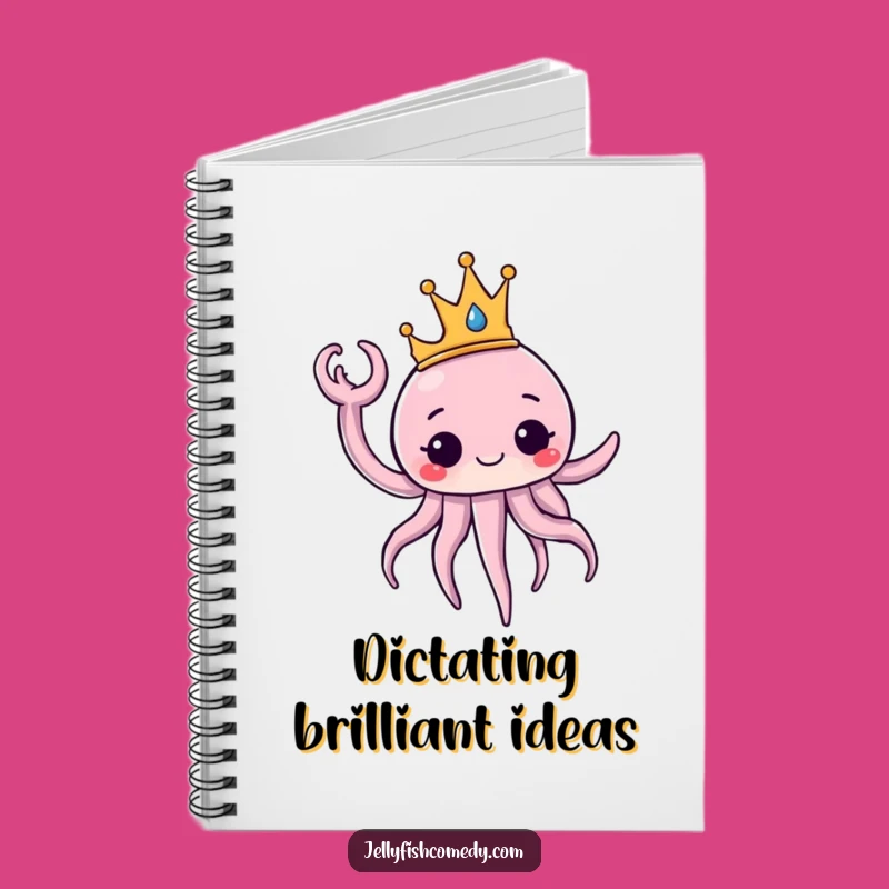 Funny Royal Jellyfish Notebook: Regal Ideas, Hilarious Journaling, Perfect Funny Gift