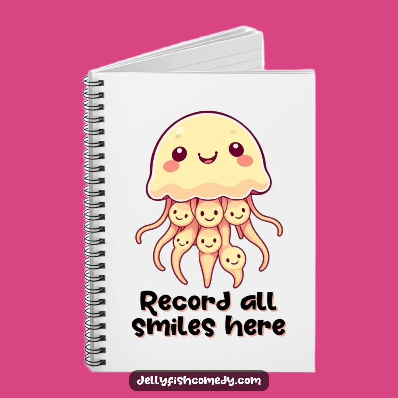 Funny Kawaii Jellyfish Notebook: Jot Down Happy Thoughts!