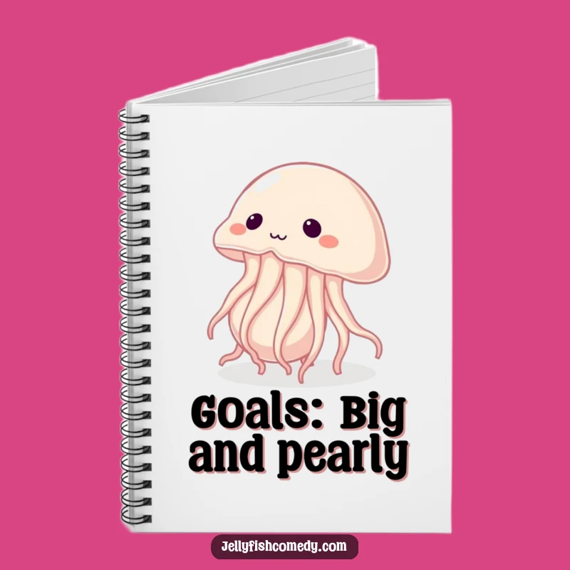 Funny Determined Jellyfish Notebook: Write Your Success Story