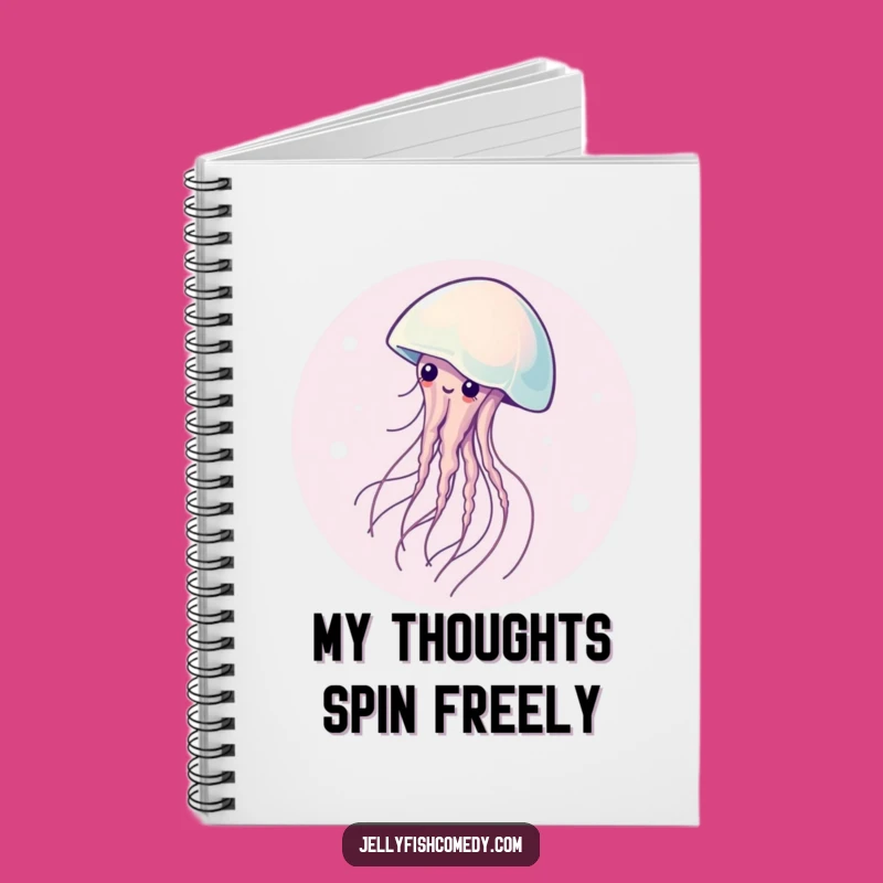 Graceful Jellyfish Spinning Notebook: Capture Flowing Thoughts
