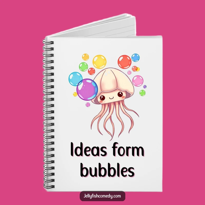 Funny Bubble Jellyfish Notebook: Colorful Ideas, Whimsical Journaling, Perfect Funny Gift