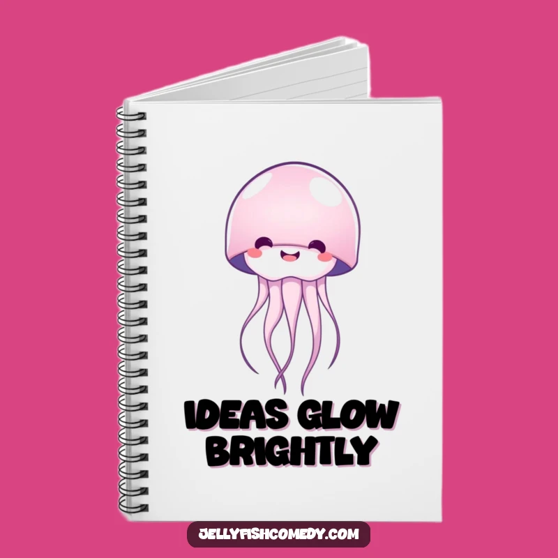 Funny Happy Jellyfish Notebook: Jot Down Your Happy Thoughts
