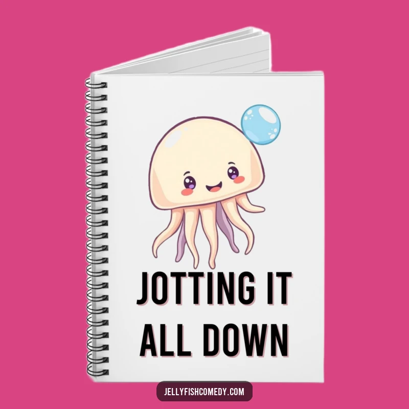 Funny Jellyfish Notebook: Playful Bubble Bounce Journal & Humor