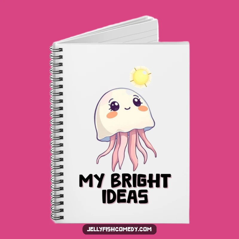 Funny Jellyfish Wonder Notebook: Jot Down Dreams with Ocean Aspiration