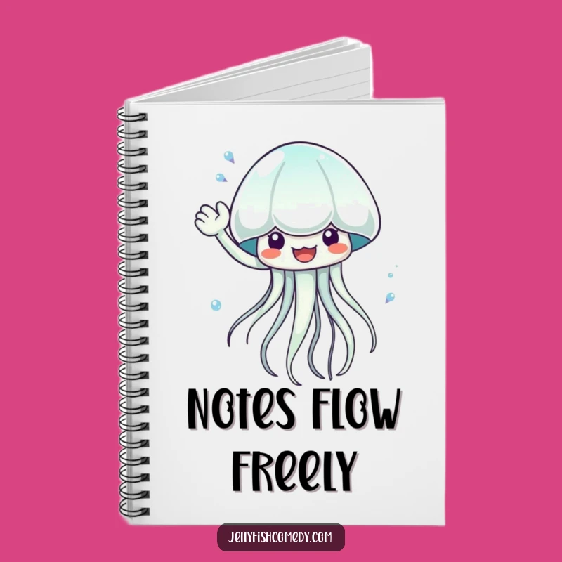 Funny Waving Jellyfish Notebook: Capture Your Splashiest Ideas