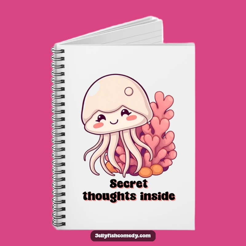 Funny Shy Jellyfish Notebook: Cute Ocean Humor for Your Notes and Ideas!