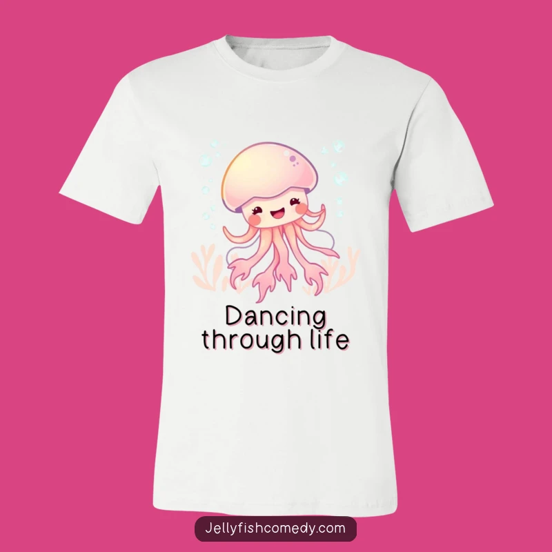 Funny Glee Jellyfish Dance T-Shirt, Bubbly Sea Creature Tee, Great Gift Idea