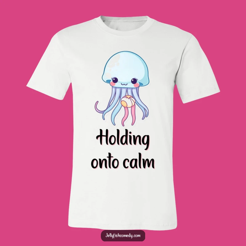 Funny Jellyfish Seashell T-Shirt: Gentle Sea Creature Graphic Tee Gift