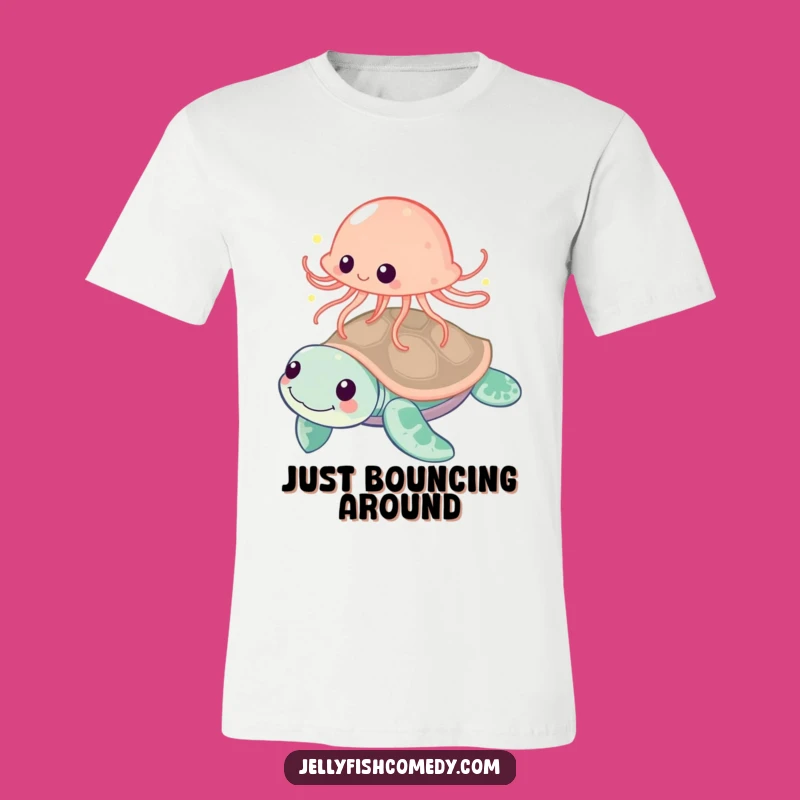 Funny Playful Jellyfish T-Shirt: Wear Your Friendship with This Hilarious Tee!