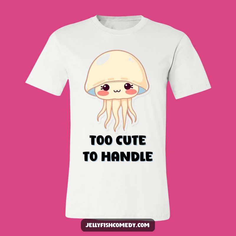 Funny Shy Jellyfish Blushing T-Shirt: Wear Your Sweetness Proudly