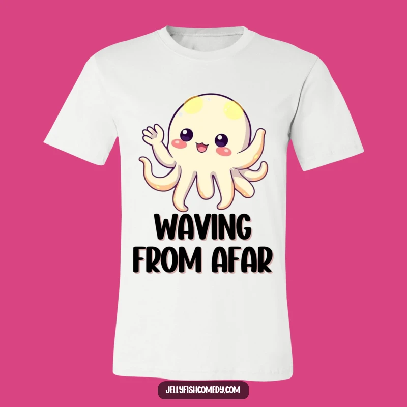 Funny Floating Creature Tentacles T-Shirt, Quirky Gift Idea