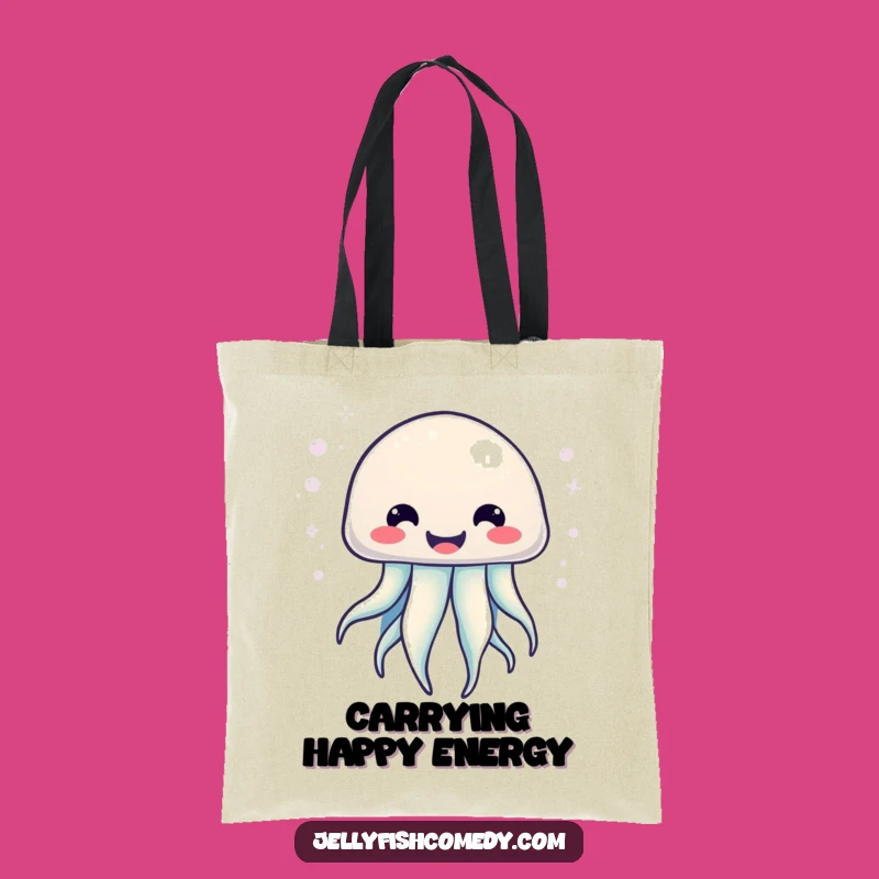 Funny Kawaii Jellyfish Tote Bag: Carry Your Bubbly Energy!
