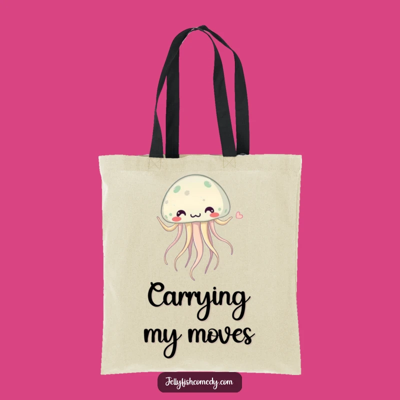 Funny Jellyfish Dance Tote Bag: Stylish and Silly Carryall