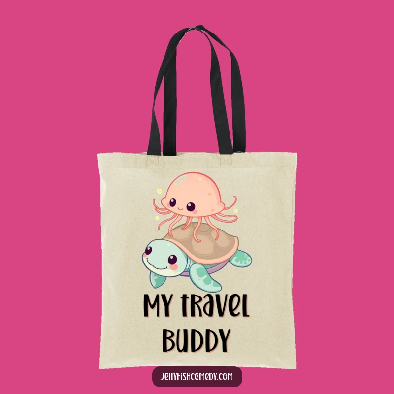 Funny Playful Jellyfish Tote Bag: Carry Your Fun with This Hilarious Accessory!