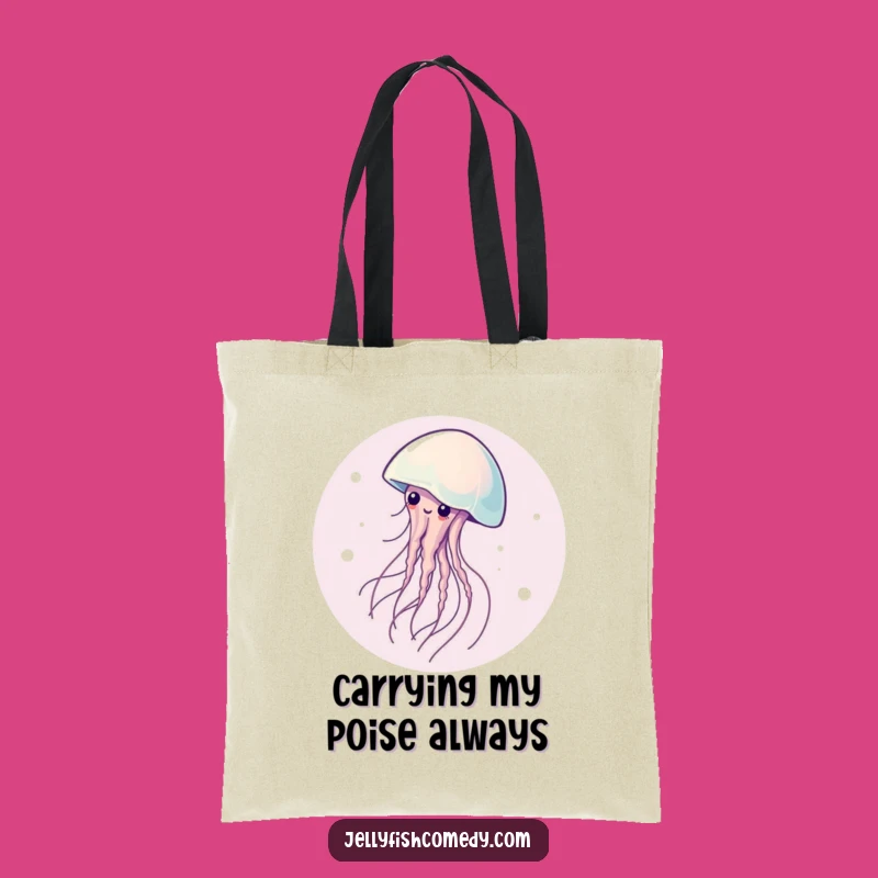 Graceful Jellyfish Spinning Tote Bag: Carry Elegance and a Smile