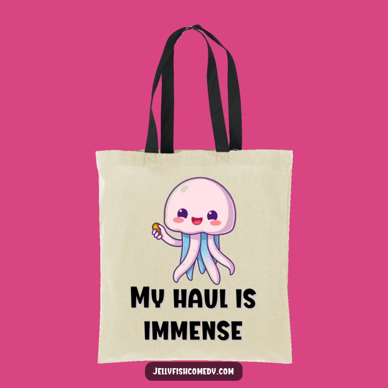 Funny Kawaii Jellyfish Treasure Bag - Carry Your Finds in Style!
